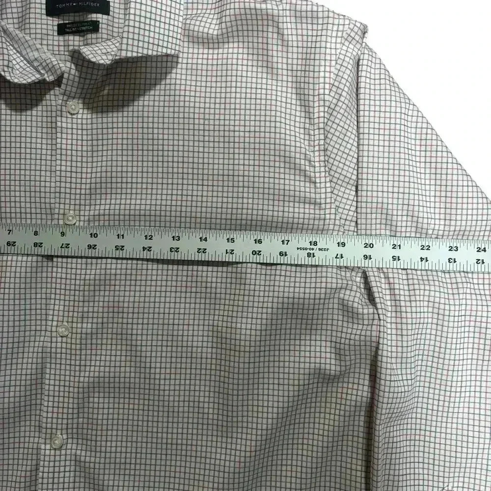 Tommy Hilfiger THFlex Long Sleeve Shirt Size 17 35/36 - Picture 5 of 5